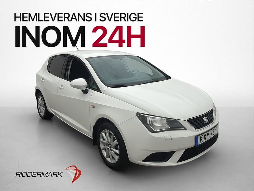 Bild 1 av SEAT Ibiza 1.2 TSI 86hk Style Sensorer Farthållare Låg-Skatt