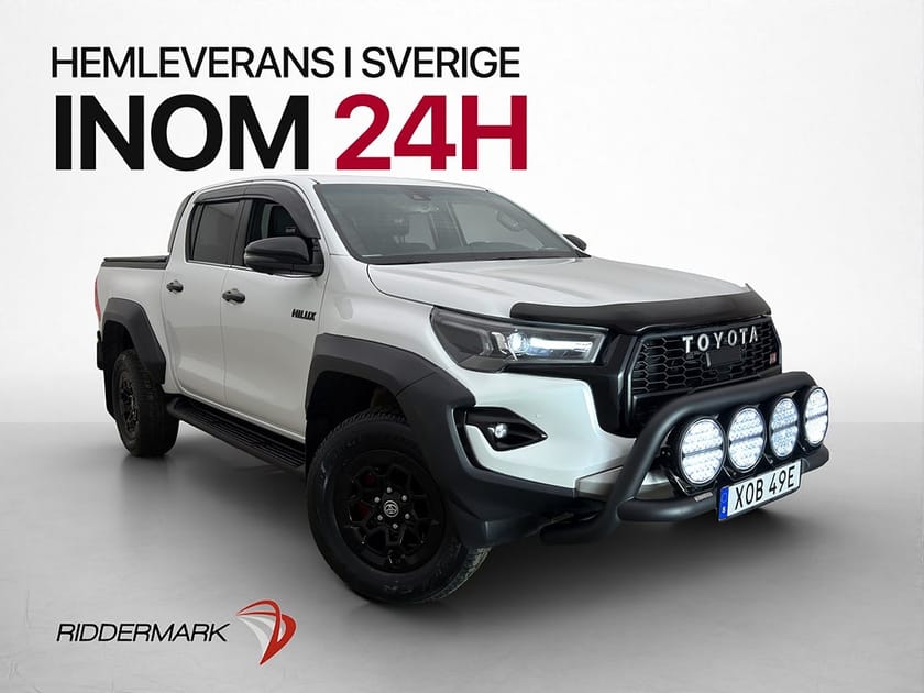 Bild 1 av Toyota Hilux Dubbelhytt GR Sport II 2.8 4WD Drag JBL 360° CARPLAY Moms