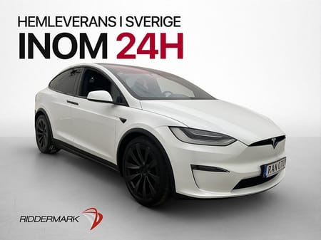 Tesla Model X AWD 7-Sits Autopilot Luftfjä Dragkrok MOMS