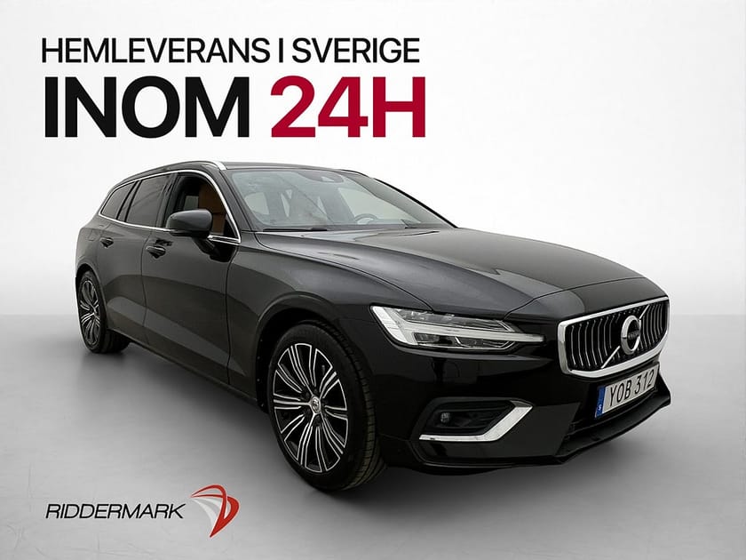 Bild 1 av Volvo V60 D4 190hk Inscription Värmare VOC Kamera Drag Skinn
