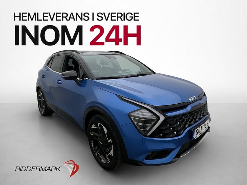 Bild 1 av Kia Sportage PHEV AWD 265hk GT-Line Pano H/K 360° Skinn Navi