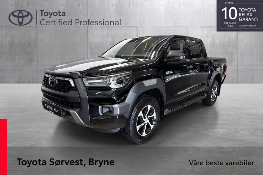 Bilde 1 av Toyota Hilux Dobbelcab 2.4 Diesel D-4D Automat 6 gir 4x4 SR+ Invincible X