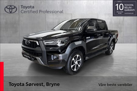 Toyota Hilux Dobbelcab 2.4 Diesel D-4D Automat 6 gir 4x4 SR+ Invincible X