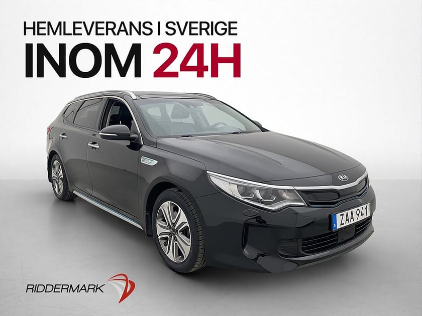 Bild 1 av Kia Optima Sport Wagon Plug-in Hybrid 205hk Plus 2 Dragkrok H/K Pano CarPlay