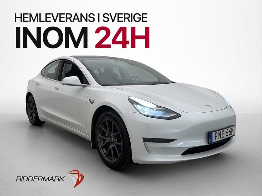 Bild 1 av Tesla Model 3 Long Range AWD 440hk Autopilot Pano Drag