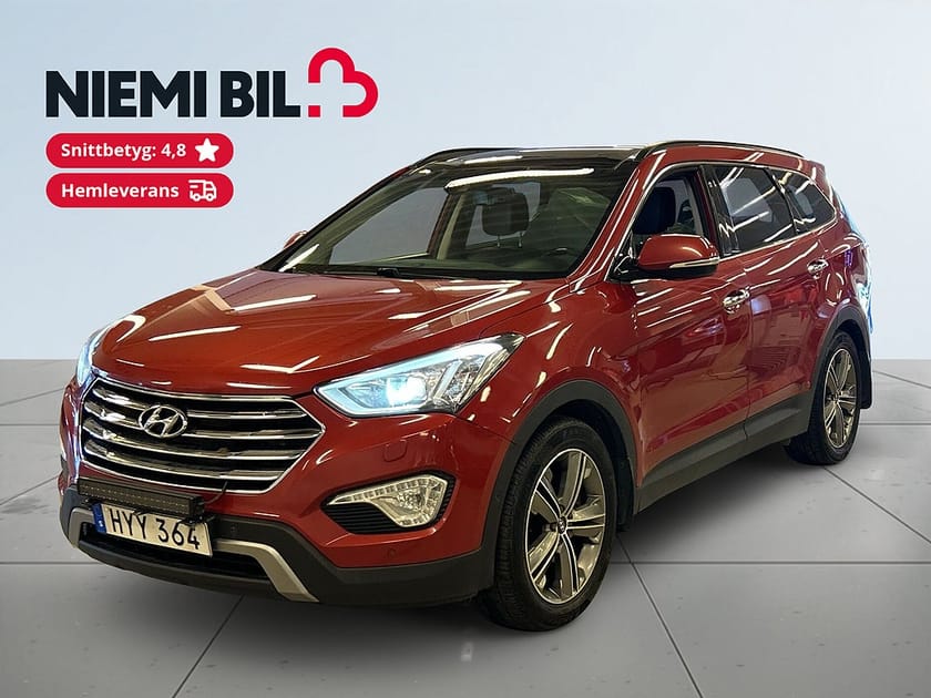 Bild 1 av Hyundai Grand Santa Fe 2.2 CRDi 4WD S&V-däck/Drag/Kamera/Elstol/Navi/7-sits