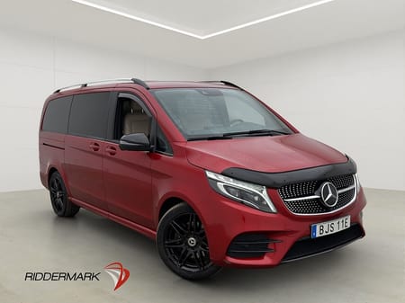 Mercedes-Benz V 220d 3.1t 220 AMG Värm 360° Pano El-Dörrar 1-Brukare
