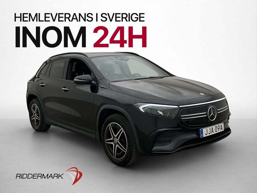 Bild 4 av Mercedes-Benz EQA 300 4MATIC 4M AMG Pano Drag Wide Kamera Värmare