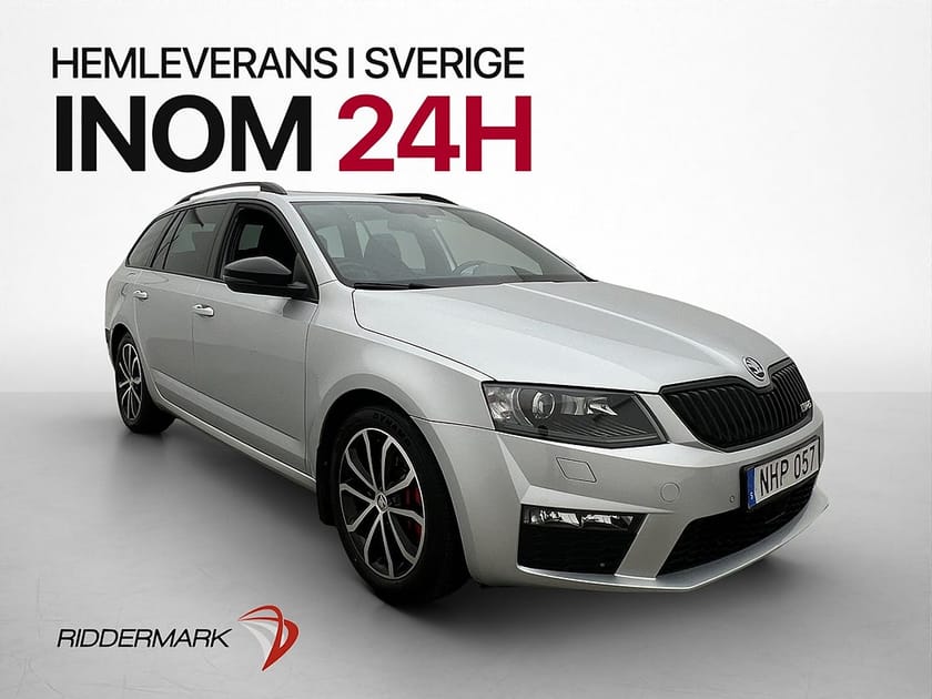 Bild 1 av Škoda Octavia Kombi RS Skoda 2.0 TSI 220hk Premium Pano Canton Värm Drag