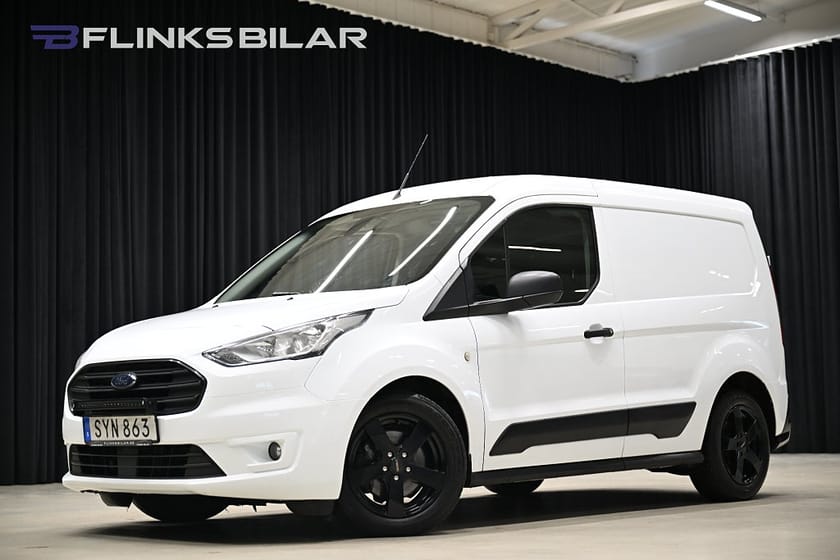 Bild 1 av Ford Transit Connect 200 Ecoboost 100HK Inredd|Dubbelgolv|Drag|P-Värmare