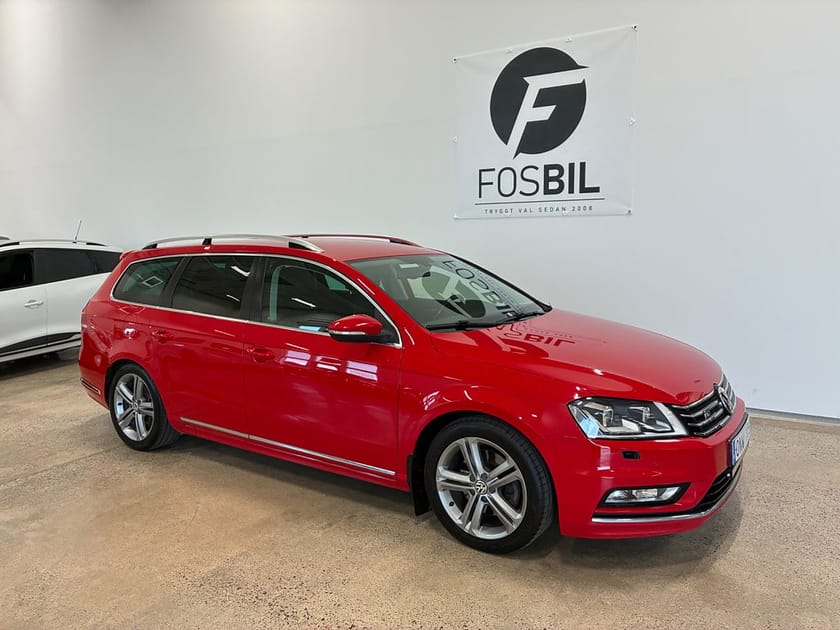 Bild 1 av Volkswagen Passat Variant 2.0 TDI 4M R-Line Värmare Drag Skinn Aut Backkamera SoV