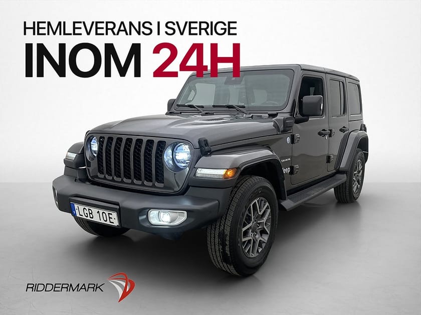 Bild 1 av Jeep Wrangler Unlimited 4xe 380hk Sahara Kamera Alpine Drag