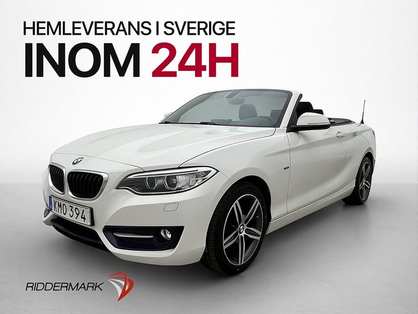 Bild 3 av BMW 220i Convertible 184hk Sport-Line P-Sensor Keyless