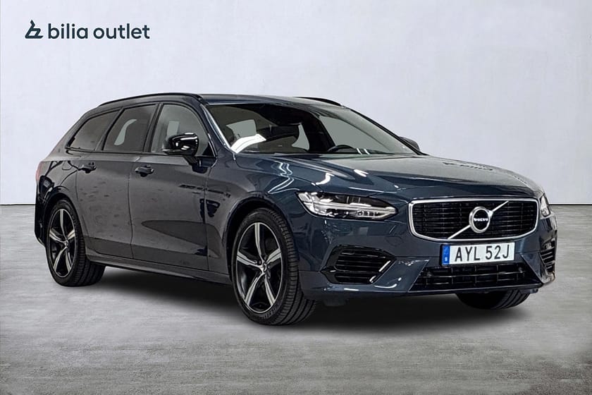 Bild 4 av Volvo V90 T8 TE AWD R-Design 390hk Navi Drag H/K BLIS Backkamera