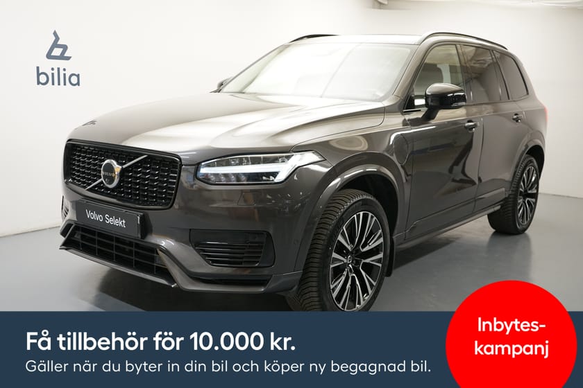 Bild 1 av Volvo XC90 7-seater Recharge T8 Ultimate Dark, Taklucka, Dragkrok, Navigation