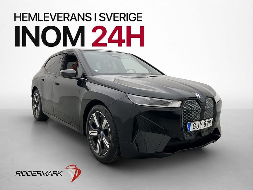 Bild 1 av BMW iX xDrive50 524hk MOMS Sport HuD Drag Pano H/K Kamera