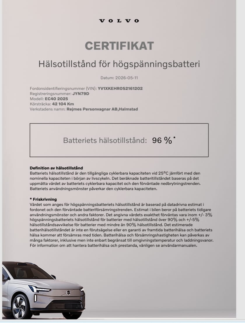 Bild 4 av Volvo EC40 Single Motor Extended Range