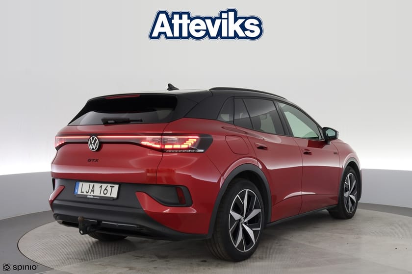 Bild 3 av Volkswagen ID.4 GTX 4M 299hk Drag Adaptiv Farth. Rattvärme P-Värm