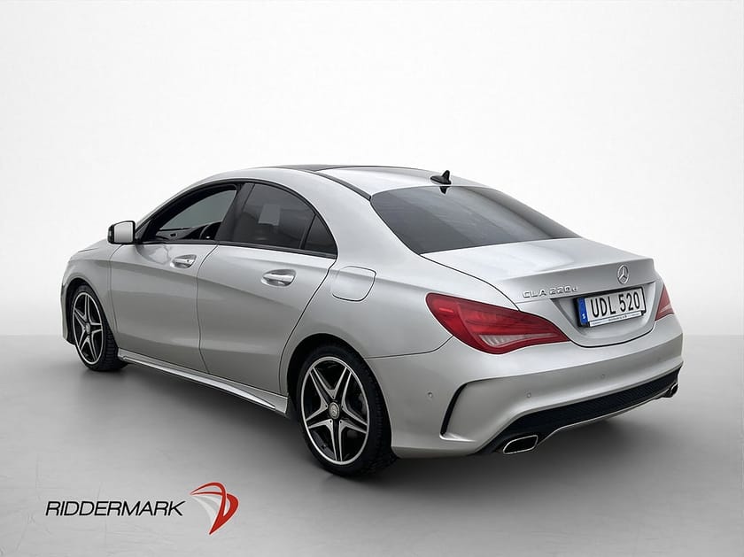 Bild 4 av Mercedes-Benz CLA 220 d 220d AMG Sport Night Pano Kamera Halvskinn
