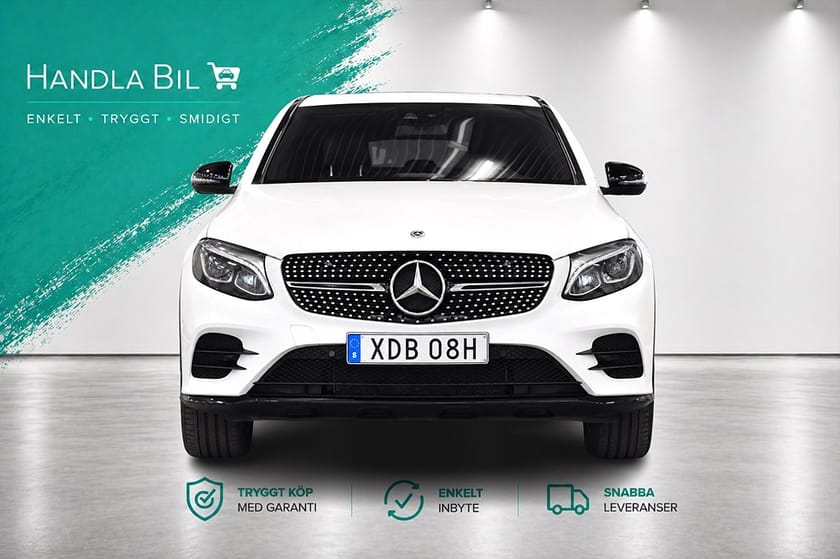 Bild 3 av Mercedes-Benz GLC 220 d Coupé 4MATIC 4M AMG Taklucka Burmester D-värm Drag