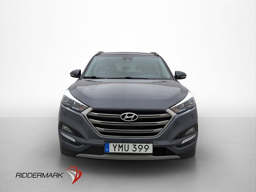Bild 2 av Hyundai Tucson 1.6 T-GDI AWD Pano Kamera Skinn Rattvärme