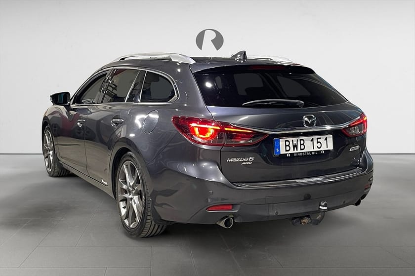 Bild 5 av Mazda 6 Wagon 2.2 SKYACTIV-D 175 HK AUT AWD BOSE DRAG NAVI PDC