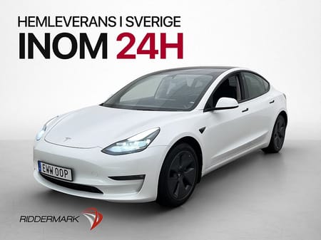 Tesla Model 3 Long Range AWD Autopilot Pano Sv-Såld MOMS
