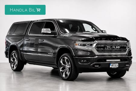 RAM 1500 Crew Cab V8 HEMI Limited Kåpa Luft H/K Pano Drag Moms 395hk
