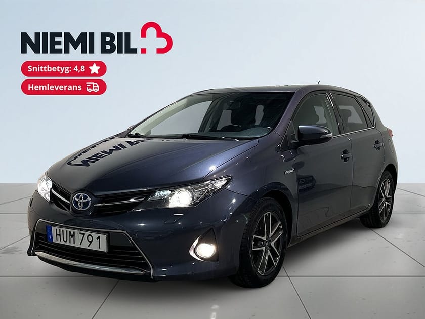 Bild 1 av Toyota Auris Hybrid e-CVT Kamera 1 ägare Mvärm Kamkedja S/V-hjul