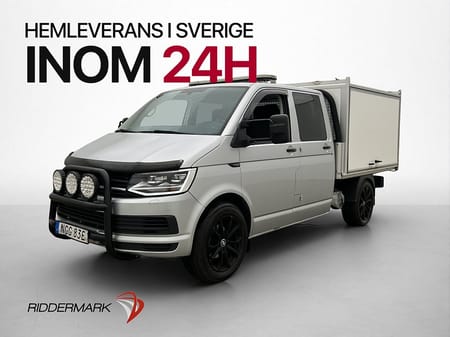 Volkswagen Transporter Chassi Dubbelhytt 4M Värm Drag Påbyggna Moms
