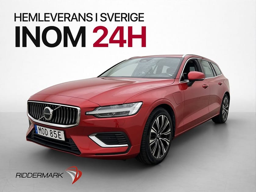 Bild 1 av Volvo V60 Recharge T6 AWD Core Bright Värmare Drag Kamera