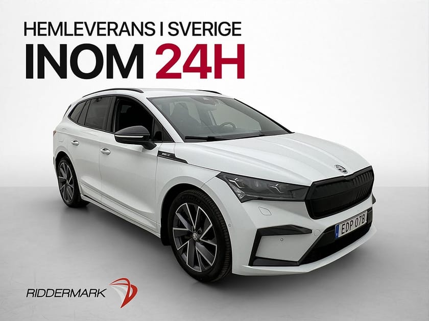 Bild 1 av Škoda Enyaq iV 80 Skoda Sportline Värmare Dragkrok Kamera MOMS