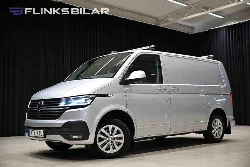 Bild 1 av Volkswagen Transporter DSG 150HK Drag|Värmare|Nedlackad|LED|Dubbeldörr|SeUtr!!