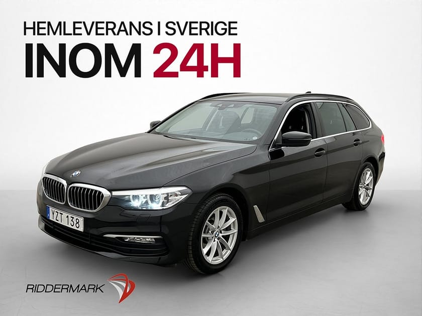 Bild 1 av BMW 520d xDrive Touring 190hk Kamera Rattvärme Sensorer Navi
