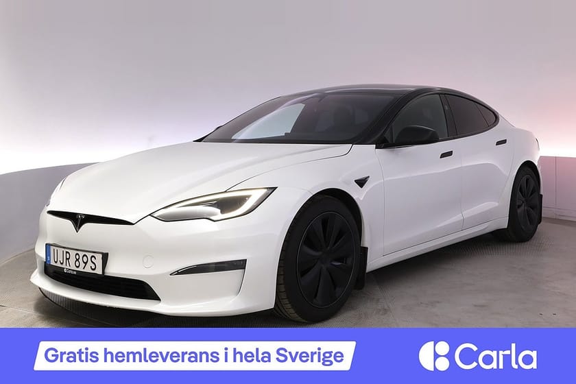 Bild 1 av Tesla Model S Long Range AWD Uppg. Autopilot Yoke Pano