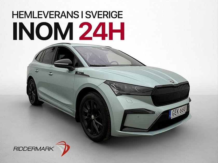Bild 4 av Škoda Enyaq iV 80x Skoda 265hk Sportline Pano Dragkrok Värmare Kamera
