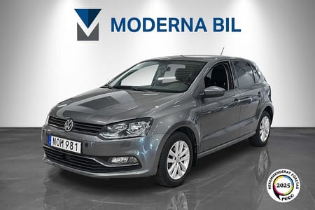 Volkswagen Polo 1.2 TSI 90hk Nybesiktad Bluetooth Motorvärmare 360kr/år