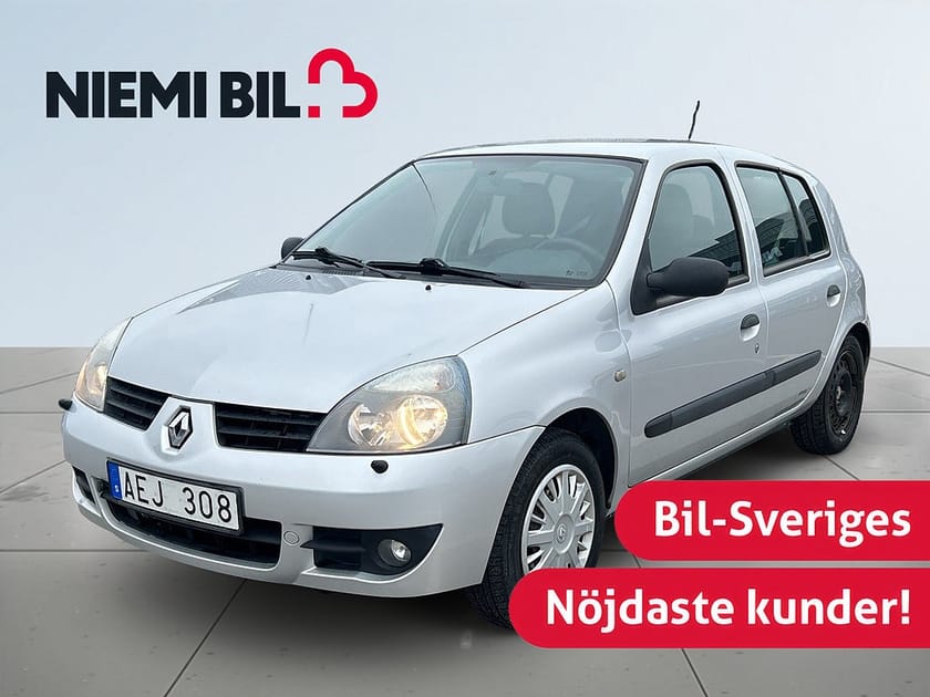 Bild 1 av Renault Clio  Halvkombi 5-dörrars 1.2 MoK-Värm/S&V-Hjul/Rem bytt/Ny Servad