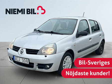 Renault Clio  Halvkombi 5-dörrars 1.2 MoK-Värm/S&V-Hjul/Rem bytt/Ny Servad