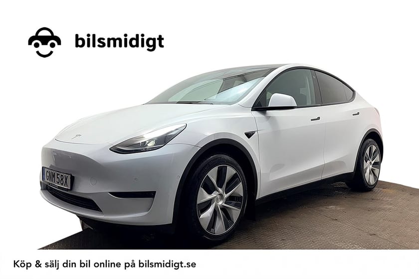 Bild 1 av Tesla Model Y Long Range AWD Pano Kameror Premiumljud V-Pump MOMS 514hk