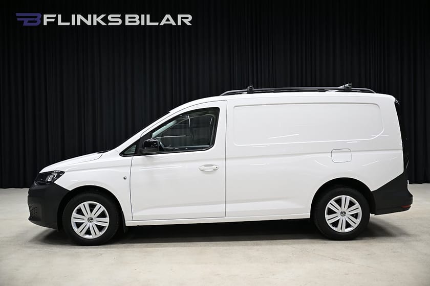 Bild 2 av Volkswagen Caddy Cargo Maxi DSG 122HK V-Inredd|Drag|Värmare|Lågmil|EnÄgare|Leasbar