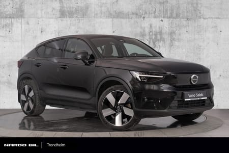 Volvo C40 Recharge Twin 408 hk Ultimate. 360/Soltak/Pixel/Varmepumpe/HK/krok