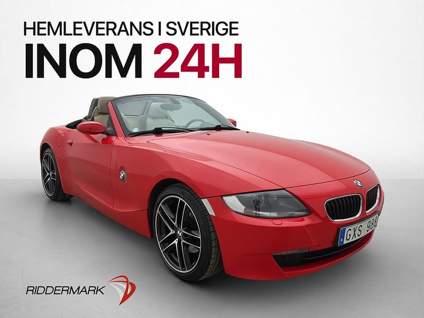 Bild 3 av BMW Z4 2.5si Roadster 218hk Skinnklädsel 3 Brukare