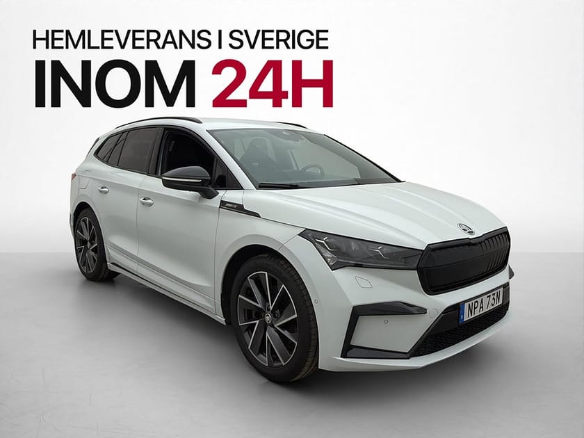 Bild 3 av Škoda Enyaq iV 80x Skoda 265hk Sportline Dragkrok Kamera Navi MOMS