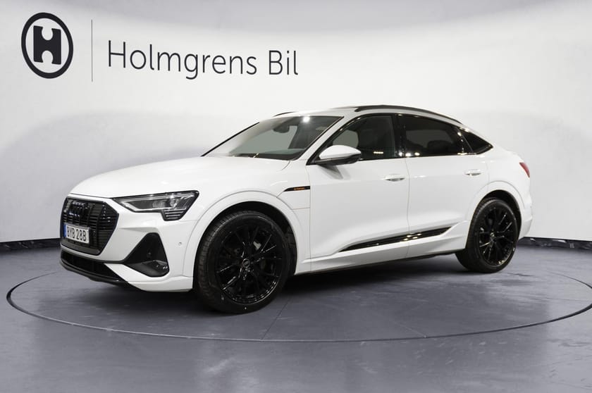 Bild 1 av Audi e-tron Sportback 55 quattro S-Line Pano 360° Drag Luftfjädring B O
