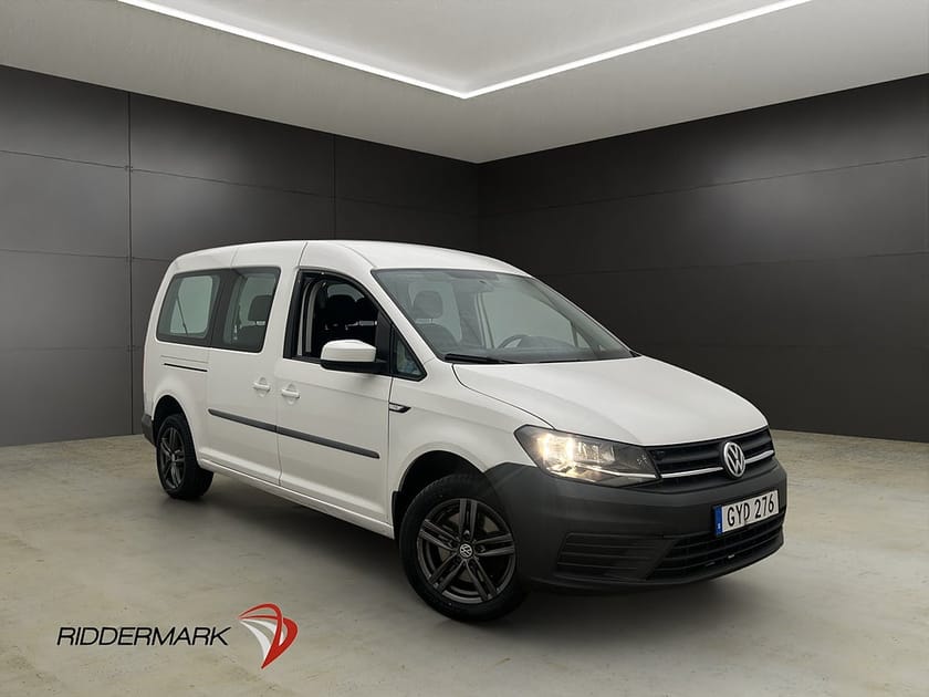 Bild 1 av Volkswagen Caddy Maxi Life Drag PDC 5-Sits Farthållare Moms