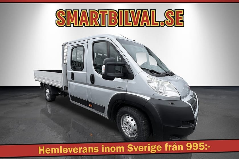 Bild 1 av Citroën Jumper Chassi Dubbelhytt Heavy 35 3,0HDI Flak 7-SITS