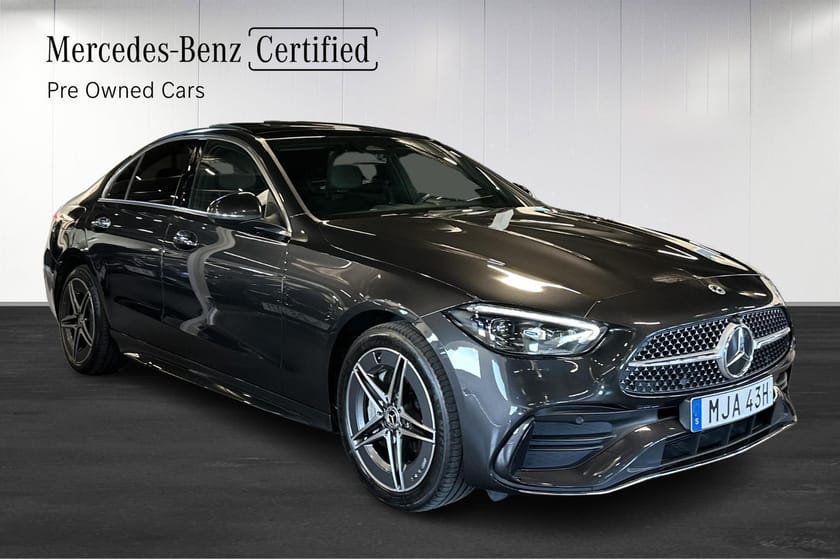 Bild 2 av Mercedes-Benz C 300 e AMG Panorama Drag Distronic Carplay Moms