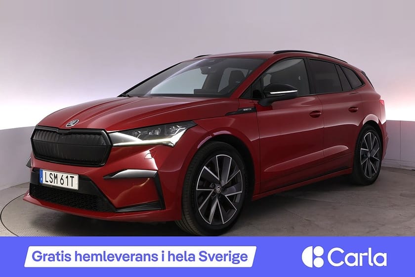 Bild 1 av Škoda Enyaq iV 80x Skoda Sportline Drag BSM HuD Kamera CarPlay