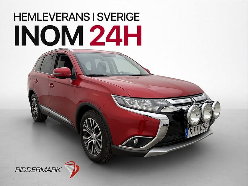 Bild 1 av Mitsubishi Outlander 2.2 Business Drag Skinn Kamera Isofix